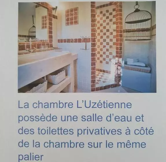 ベッドアンドブレックファースト Le Mas Des Aires   Chambres D Hôtes   Blauzac  Uzès   Pont Du Gard