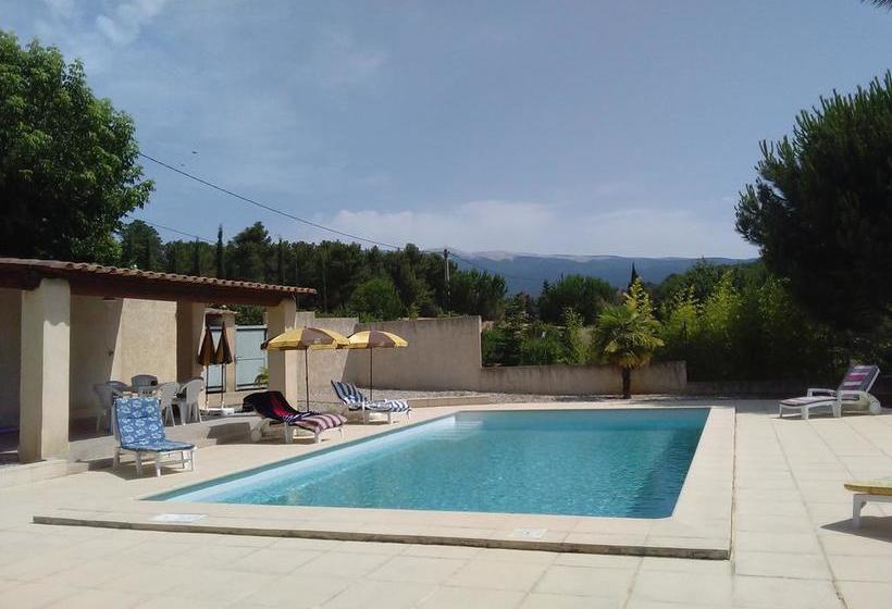 Villa De 2 Chambres Avec Piscine Privee Jardin Et Wifi A Mormoiron