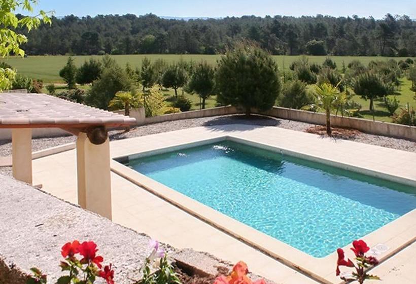Villa De 2 Chambres Avec Piscine Privee Jardin Et Wifi A Mormoiron