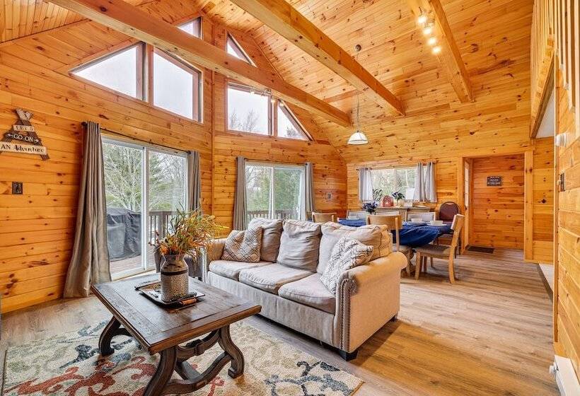 Hot Tub & Fire Pit: Lakefront Cabin In White Haven