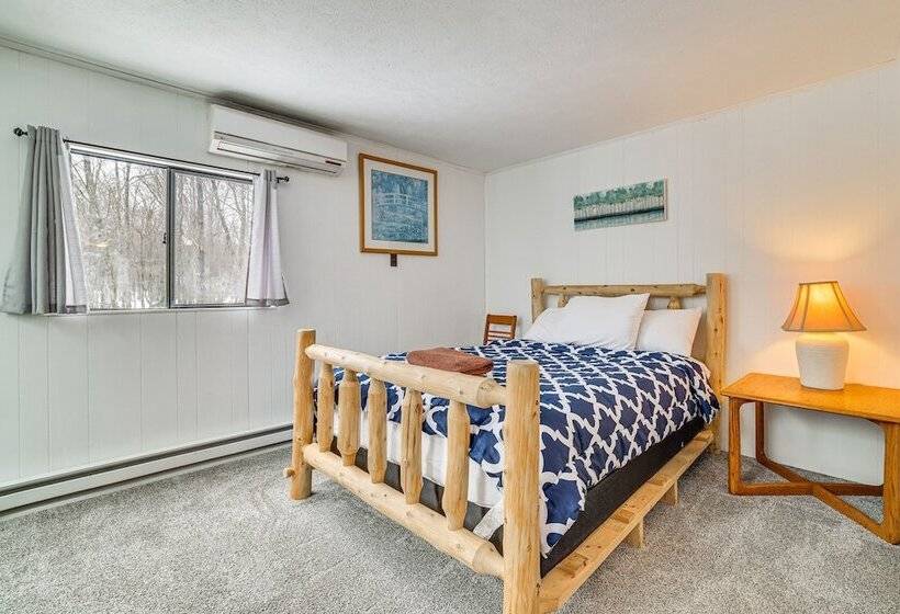 Hot Tub & Fire Pit: Lakefront Cabin In White Haven