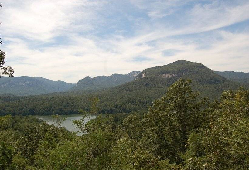 Spacious Cabin With Fantastic Long Range Mountain And Lake Views Lake Lure The Overlook 4 Bedroo