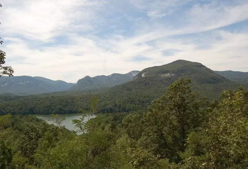 Spacious Cabin With Fantastic Long Range Mountain And Lake Views   Lake Lure   The Overlook 4 Bedroo