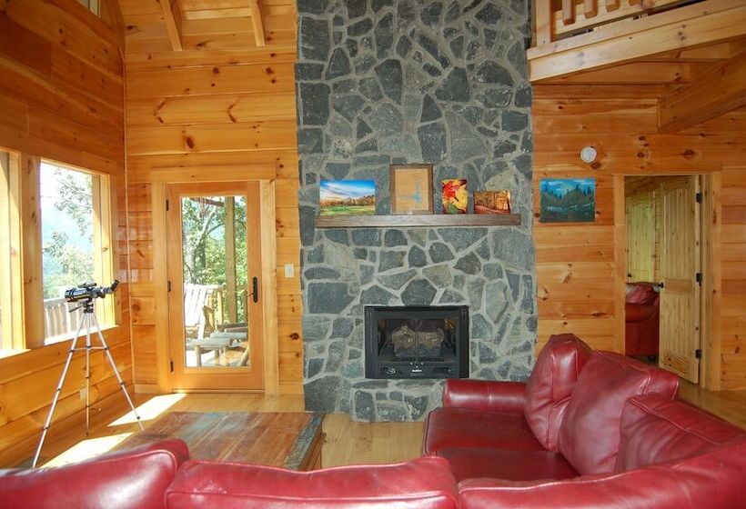 Spacious Cabin With Fantastic Long Range Mountain And Lake Views Lake Lure The Overlook 4 Bedroo