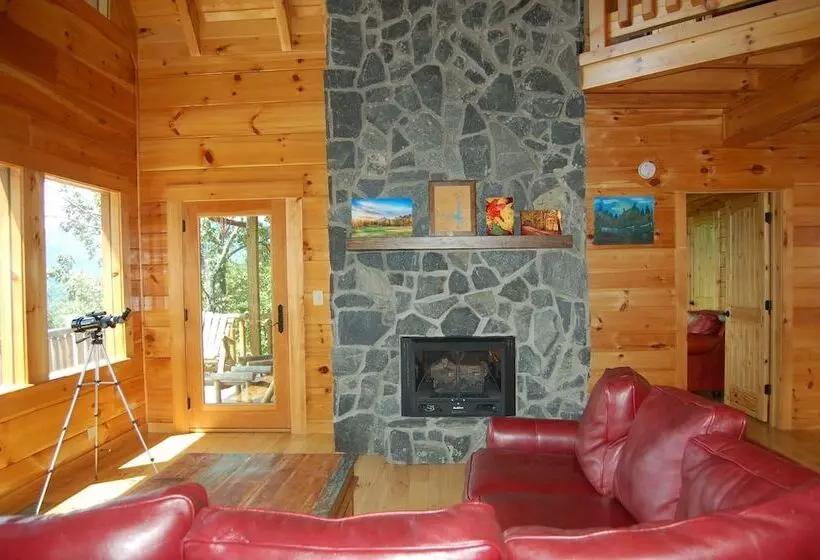 Spacious Cabin With Fantastic Long Range Mountain And Lake Views   Lake Lure   The Overlook 4 Bedroo
