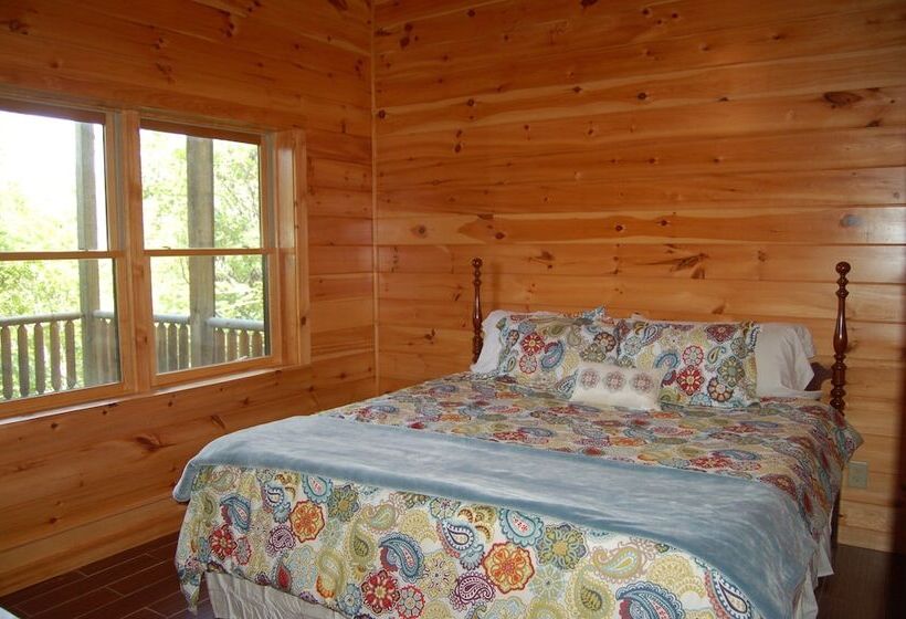 Spacious Cabin With Fantastic Long Range Mountain And Lake Views Lake Lure The Overlook 4 Bedroo