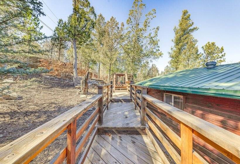 Ruidoso Cabin W/ Deck ~ 1 Mi To Midtown!