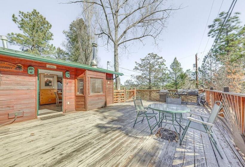 Ruidoso Cabin W/ Deck ~ 1 Mi To Midtown!