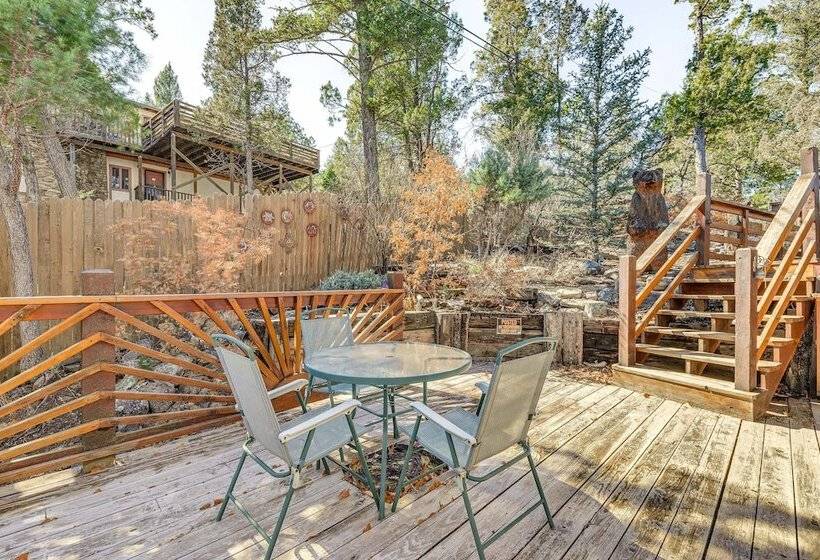 Ruidoso Cabin W/ Deck ~ 1 Mi To Midtown!