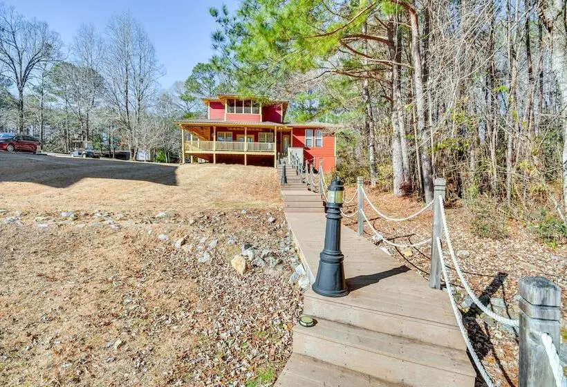 Lakefront Jacksons Gap Retreat W/ Grill & Dock!