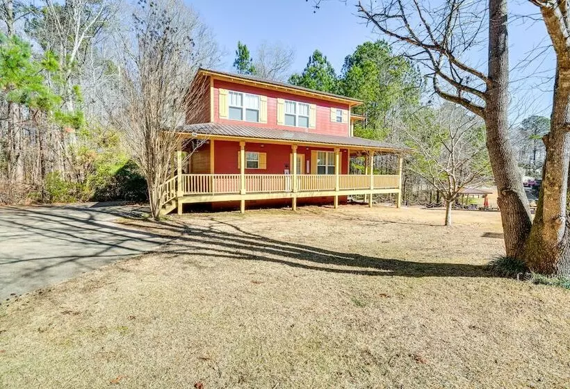 Lakefront Jacksons Gap Retreat W/ Grill & Dock!