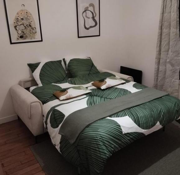 膳宿费 Chambre Verte Proche De Stade De France