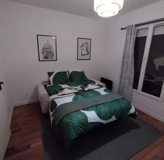 Majatalo Chambre Verte Proche De Stade De France