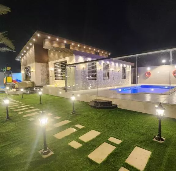 شاليه ومنتجع النخيل الريفي