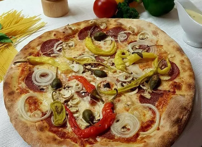 ホテル Tre Soli Appartements Restaurant
