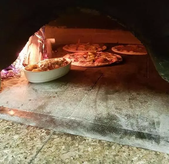ホテル Tre Soli Appartements Restaurant