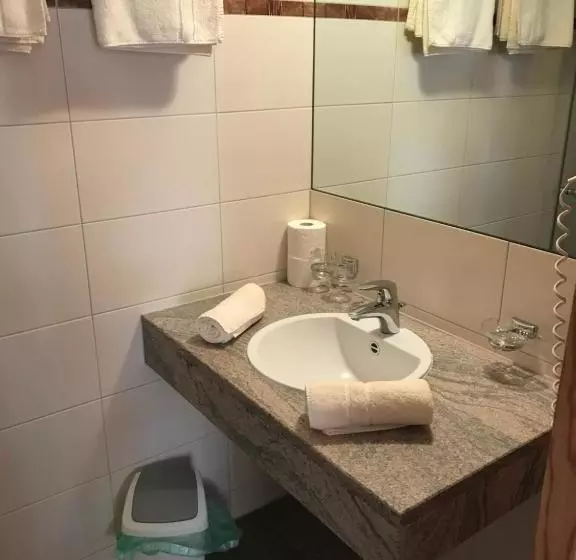 ホテル Tre Soli Appartements Restaurant