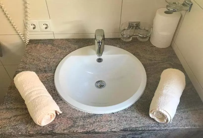 ホテル Tre Soli Appartements Restaurant