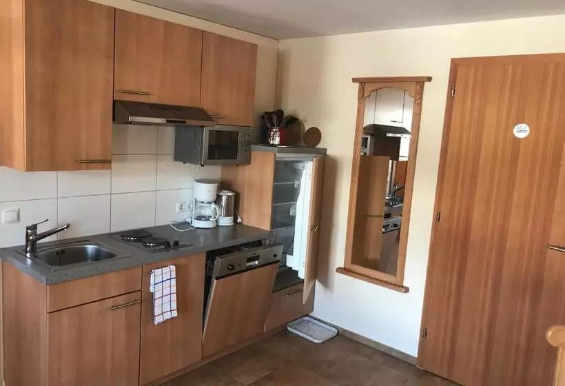 ホテル Tre Soli Appartements Restaurant