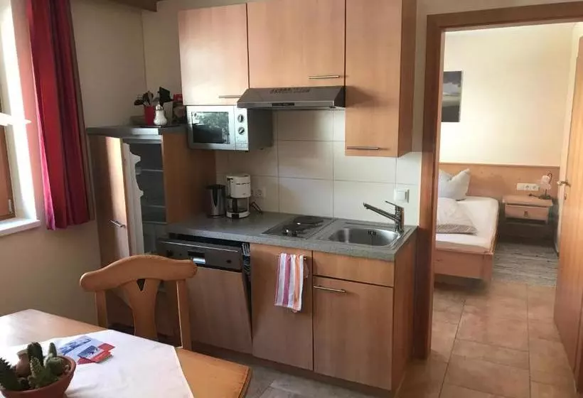 ホテル Tre Soli Appartements Restaurant