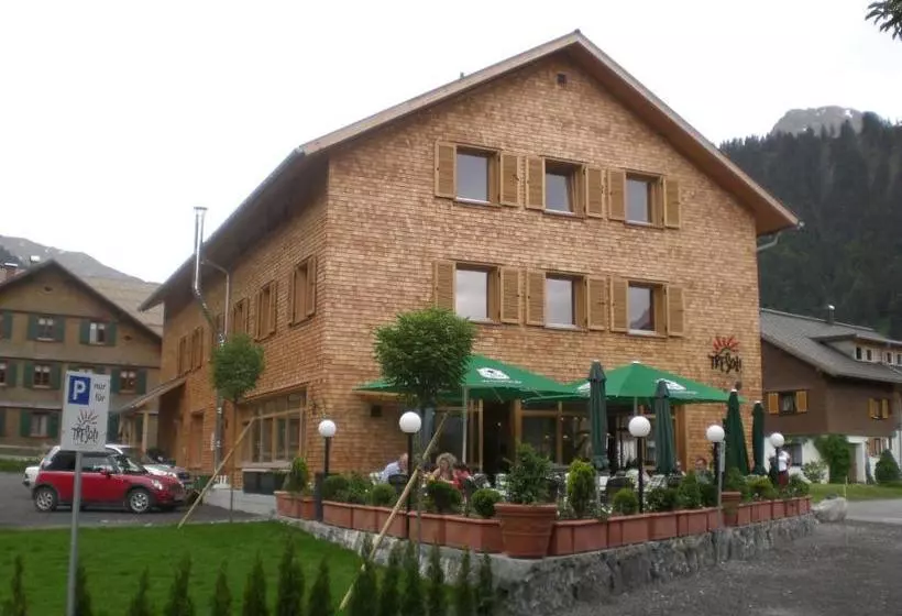 ホテル Tre Soli Appartements Restaurant