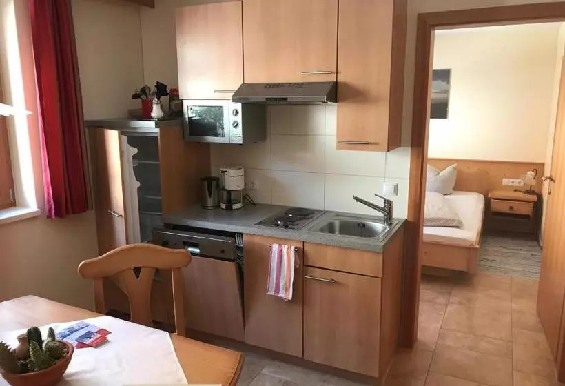 ホテル Tre Soli Appartements Restaurant
