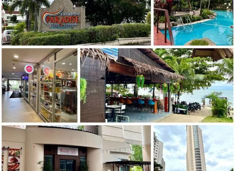 ペンション Seaview Deluxe@rainbow Paradise Tg Bungah 4 6pax