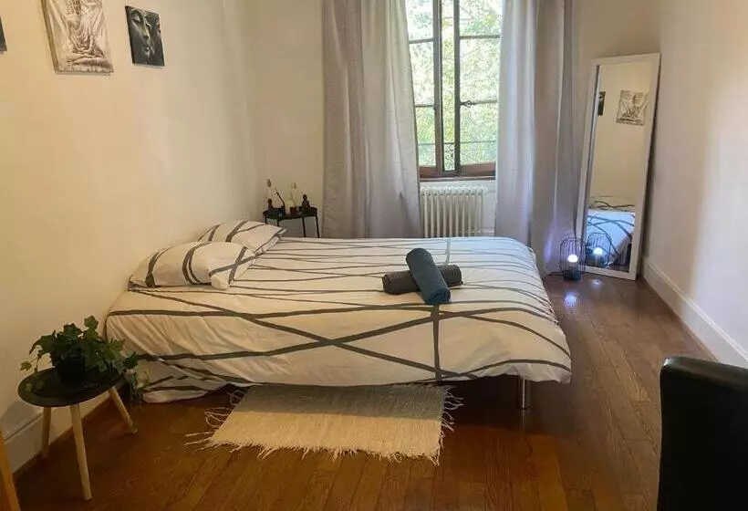ベッドアンドブレックファースト Chambre Double Vue Lac Montreux Centre