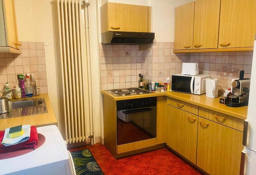 تختخواب و صبحانه Chambre Double Vue Lac Montreux Centre