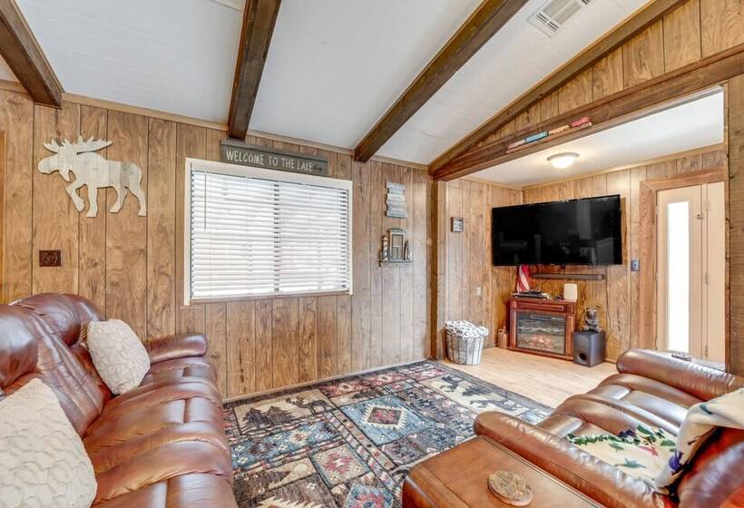 2 Fire Pits & Covered Deck: Cabin In Happy Jack!