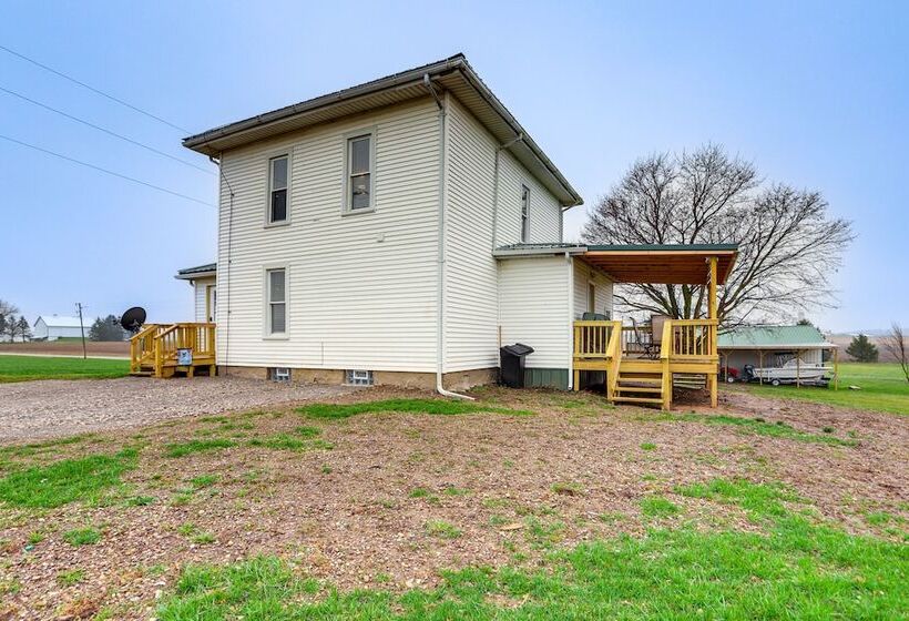 Peaceful Shiloh Home W/ Deck & Fishing Pond Access