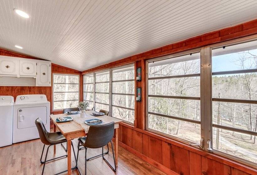 Riverfront Blue Ridge Cabin W/ Private Beach!