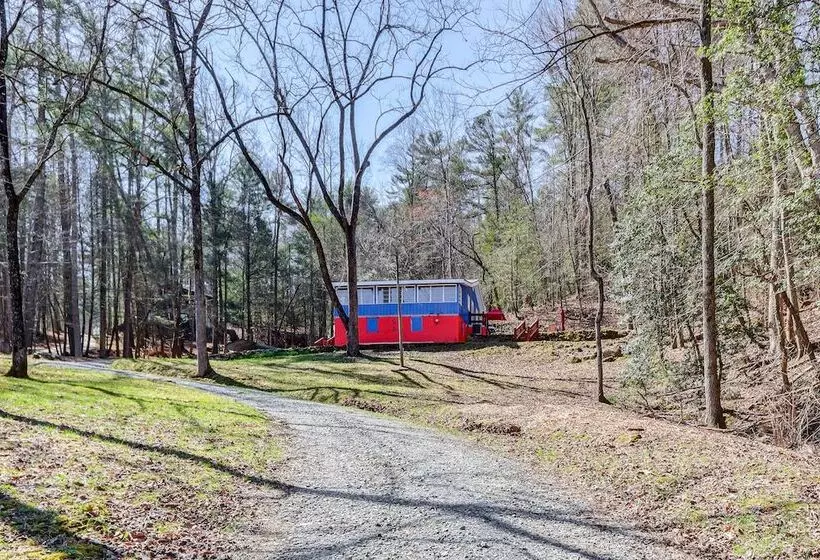 Riverfront Blue Ridge Cabin W/ Private Beach!