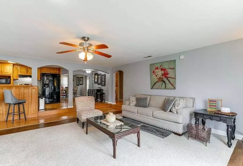 Peaceful Delco Family Home W/ Private Deck!