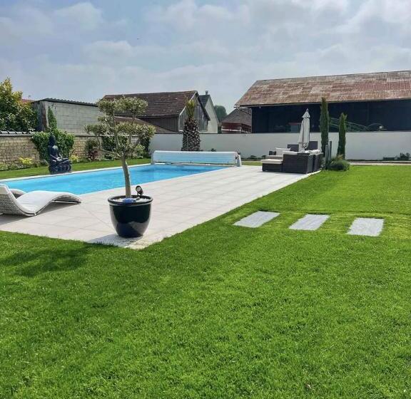 Пансион Magnifique Grange Rénovée Au Coeur De La Champagne