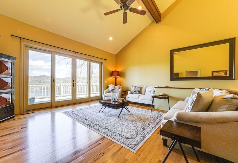 Hot Tub & Water Views: Lake Glenville Home!