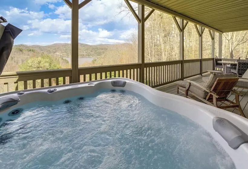 Hot Tub & Water Views: Lake Glenville Home!