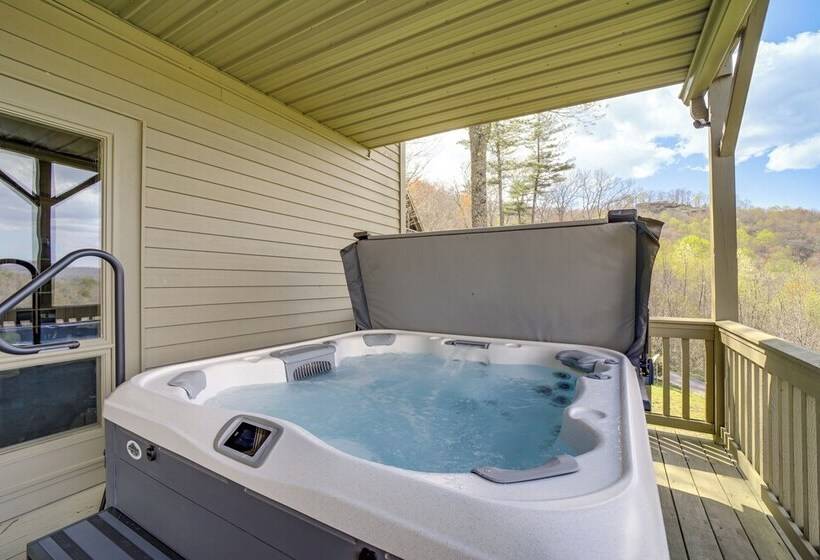 Hot Tub & Water Views: Lake Glenville Home!