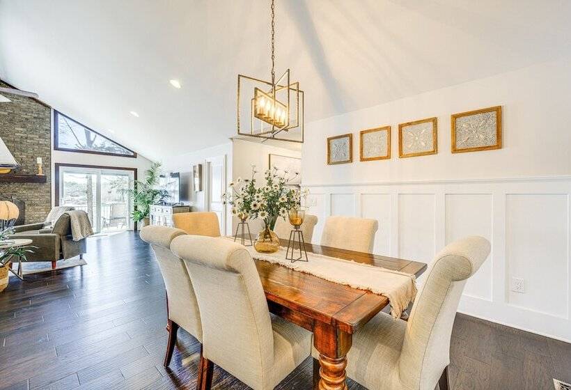 Lakefront Lake Oconee Home: Boat Dock + Hot Tub