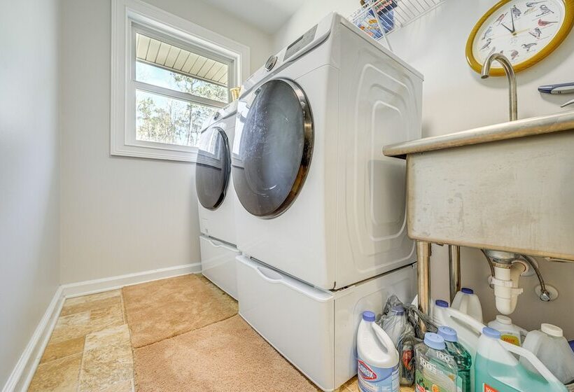 Lakefront Lake Oconee Home: Boat Dock + Hot Tub