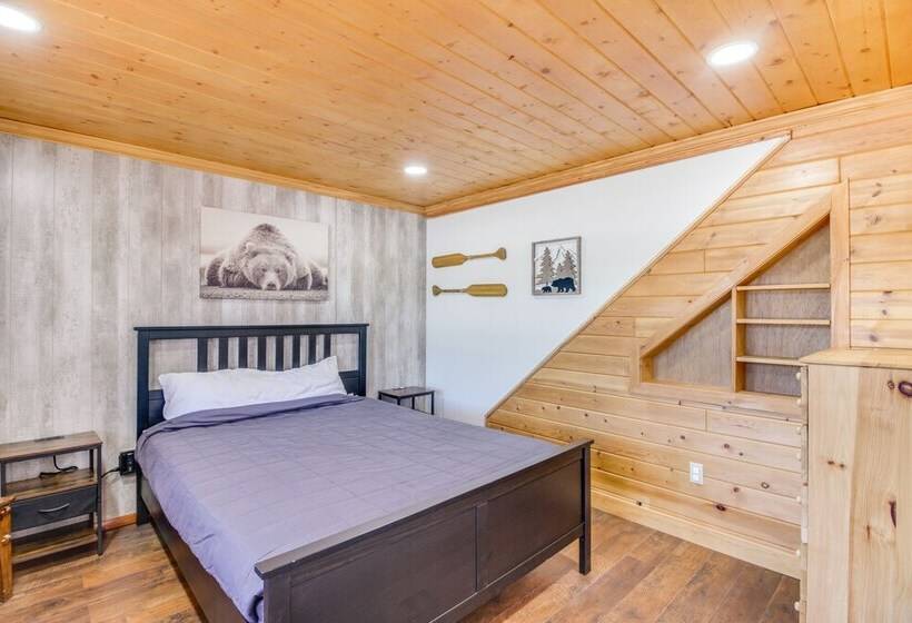 Lakefront Park Rapids Cabin W/ Decks & Boat Dock!