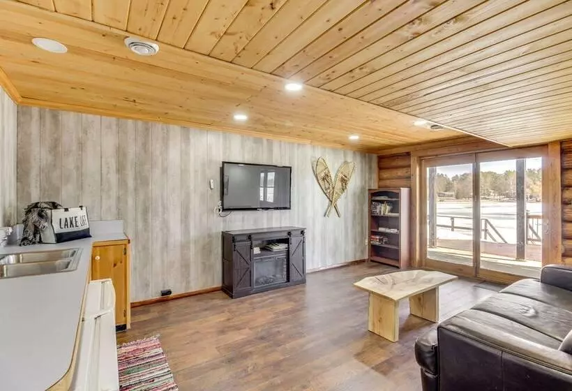 Lakefront Park Rapids Cabin W/ Decks & Boat Dock!