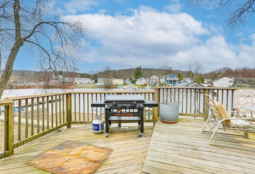 Waterfront Lake Hopatcong Home W/ Boat Dock!