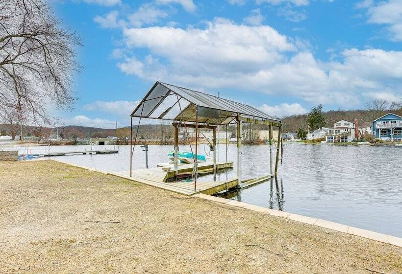 Waterfront Lake Hopatcong Home W/ Boat Dock!
