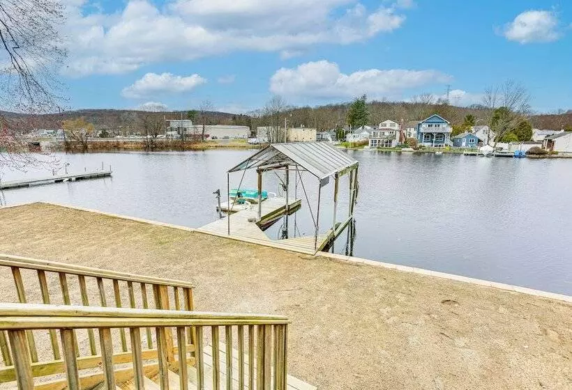 Waterfront Lake Hopatcong Home W/ Boat Dock!