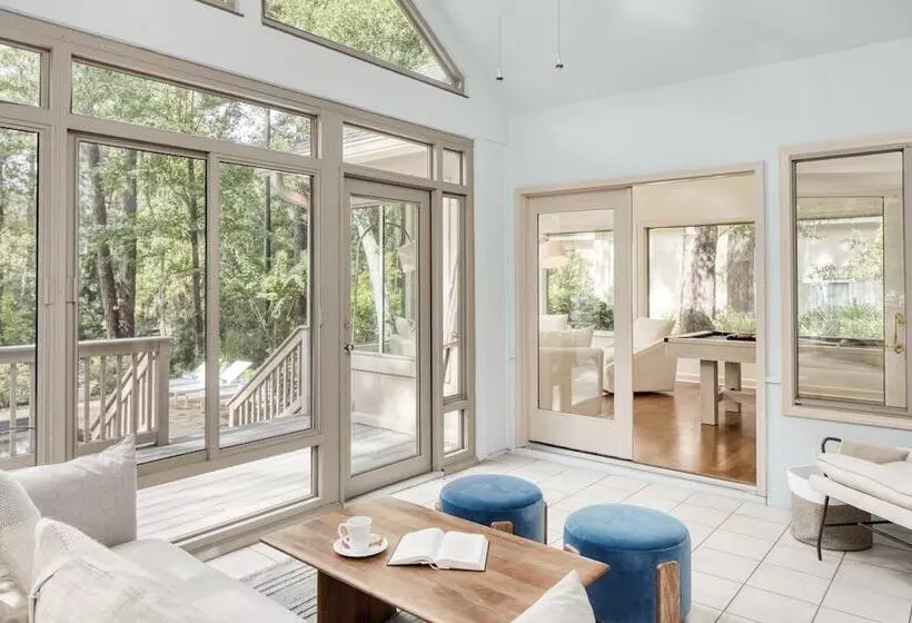 Hilton Lagoon By Avantstay Designer Home W/ Luxe Pool In Hilton Head
