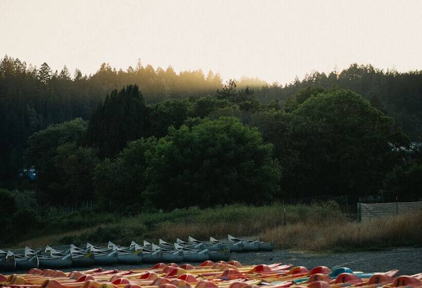 ホテル Johnson S Beach Cabins And Campground