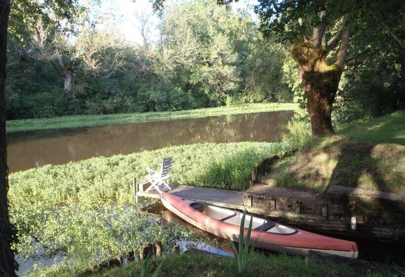 مبيت وإفطار Les Caboderies Chambre Familiale Privée Indépendante 2 Lits