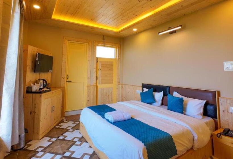 בית מלון כפרי Goroomgo Ghar Bar Boutique Stay Himachal Pradesh   Luxury Room & Mountain View