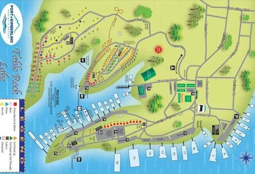 ホテル Port Of Kimberling Marina & Resort